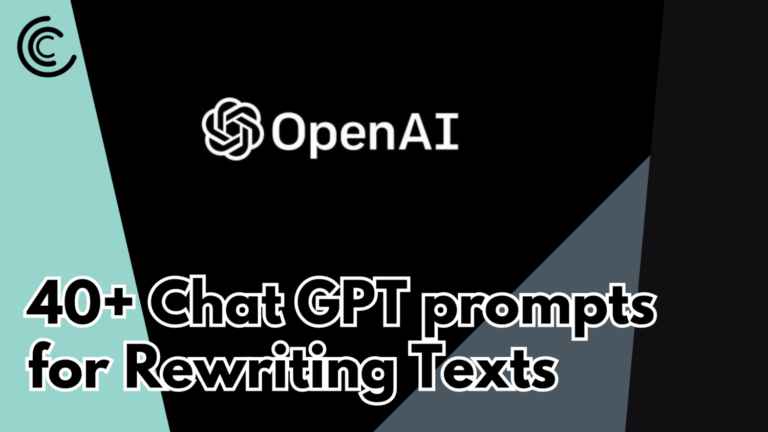 40+ ChatGPT Prompts for Rewriting Text | TRY NOW! 2026