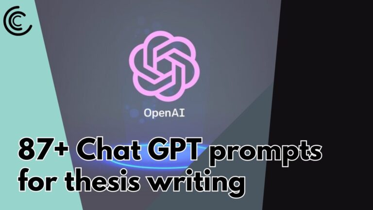 87+ ChatGPT Prompts for Thesis Writing | Write NOW! 2026