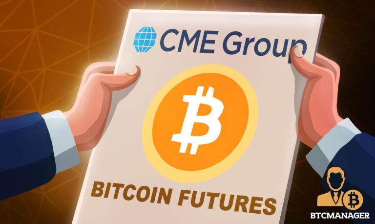 Bitcoin futures hit a 14-month low on CME today